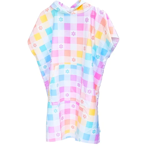 Gingham Wonderland - Beach Poncho
