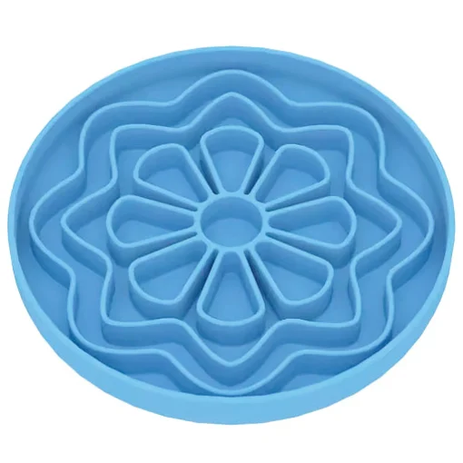 Luxe Blue Flower - Slow Feed Bowl