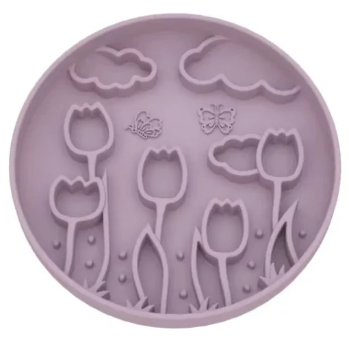 Luxe Plum Tulip Sky - Slow Feed Bowl
