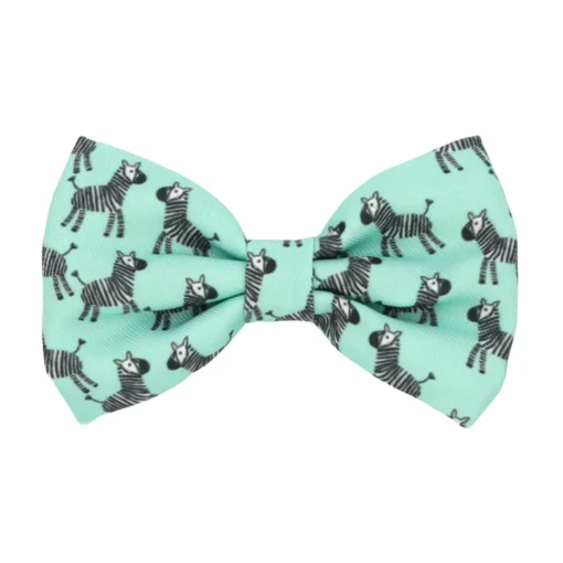Mint Zebra - Bow Tie - End Of Line