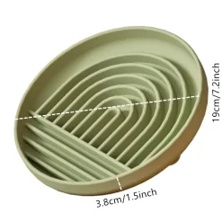 Pink Slow Feed Rainbow Bowl