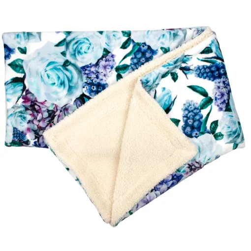 Purple Floral - Extra Soft Pet Blanket