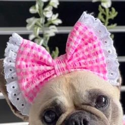 Seersucker Gingham - Head Bow (Limited Edition)
